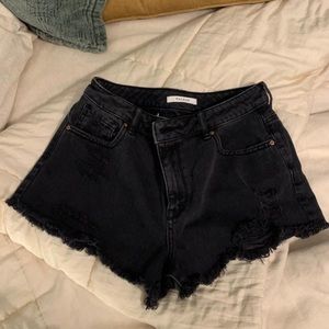 Black denim Pacsun shorts
